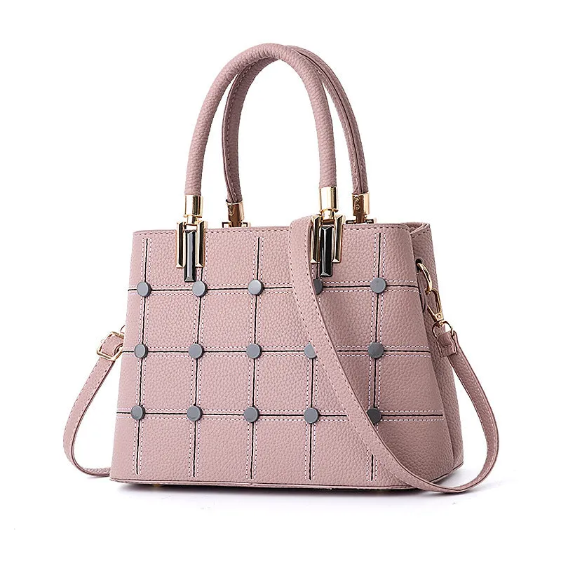 Brand Designer Style Rivet Handbag