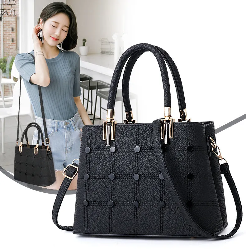 Brand Designer Style Rivet Handbag