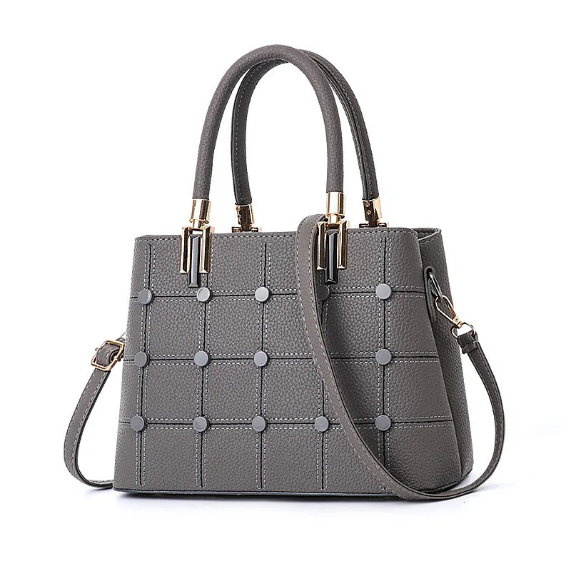 Brand Designer Style Rivet Handbag