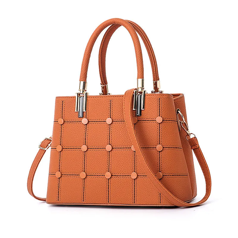 Brand Designer Style Rivet Handbag