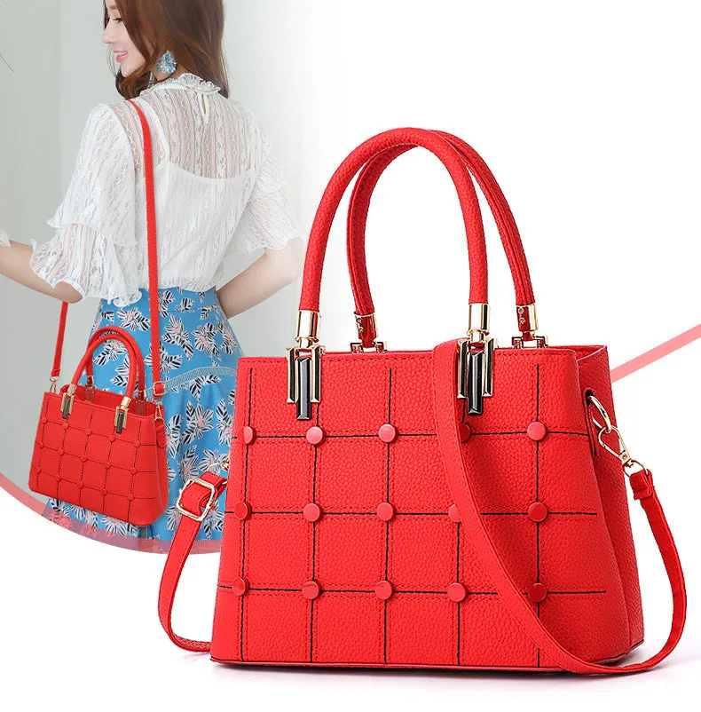 Brand Designer Style Rivet Handbag