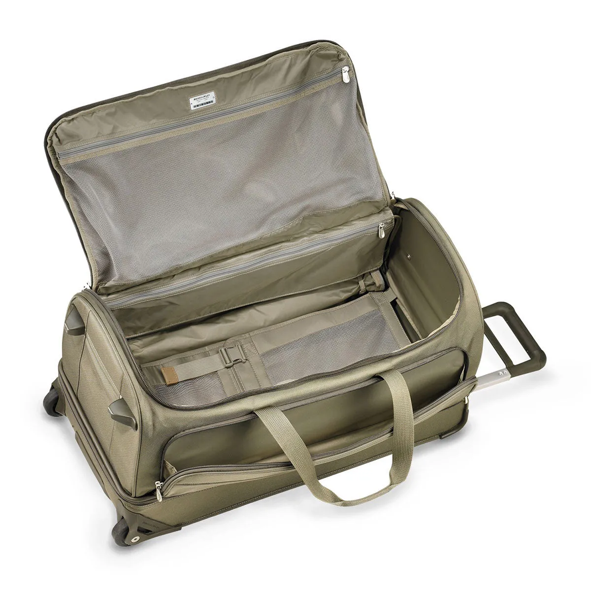 Briggs & Riley Olive Baseline Large Upright Duffle