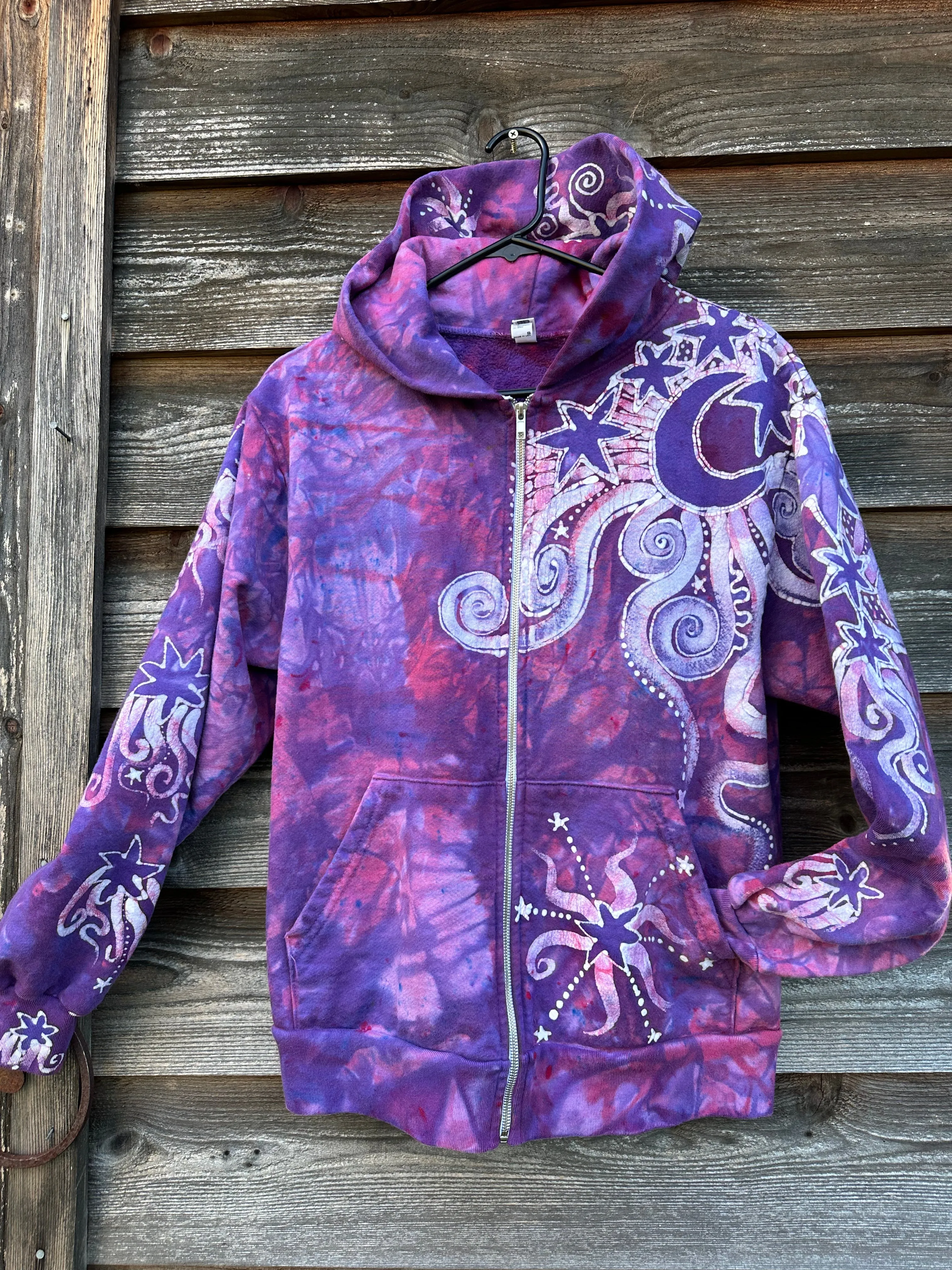 Brighten Up A Cloudy Day Batik Hoodie - Unisex Size 2X