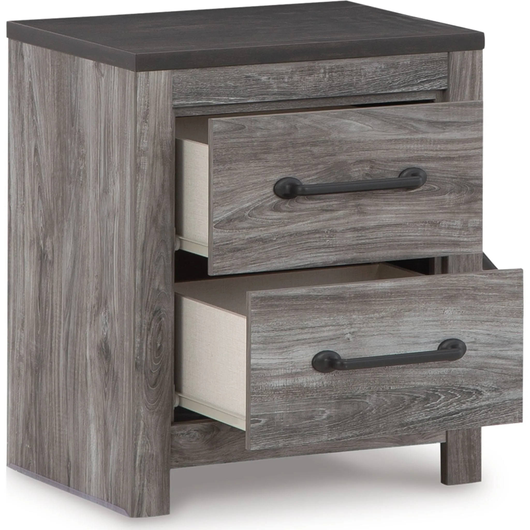 Bronyan Two Drawer Nightstand