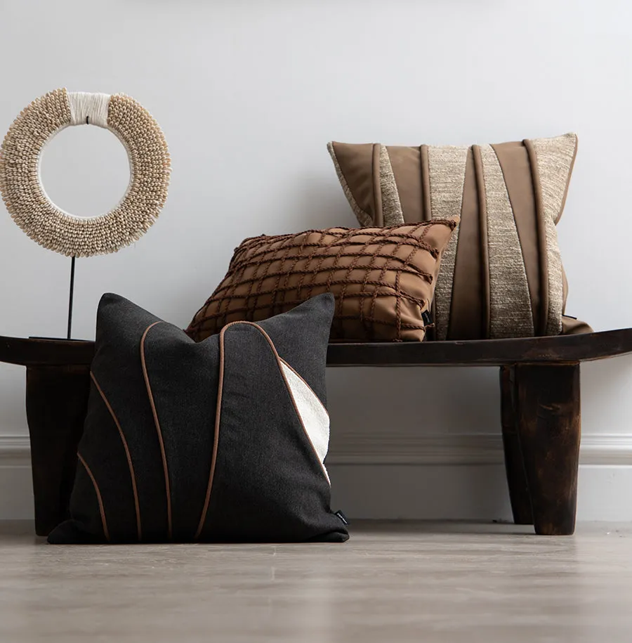 Brown Pillow Set