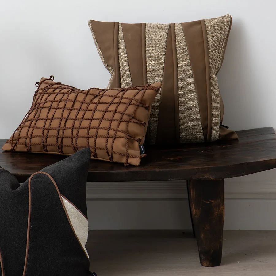 Brown Pillow Set