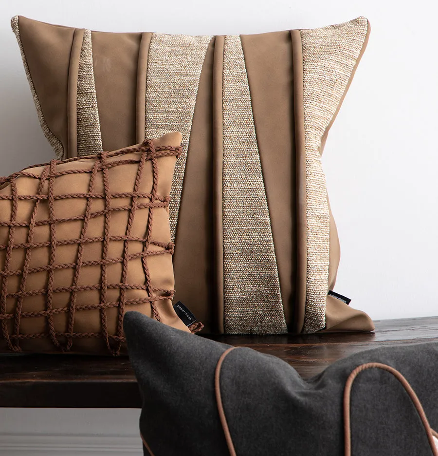 Brown Pillow Set