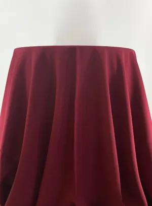 Burgundy Polyester Tablecloth