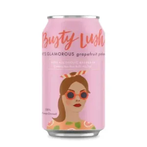 Busty Lush She's Glamorous Non-Alcoholic Grapefruit Paloma