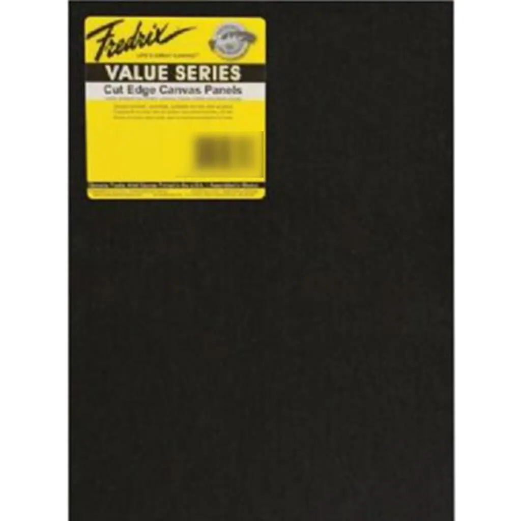 Canvas Panels Black Cut Edge 04in x 06in