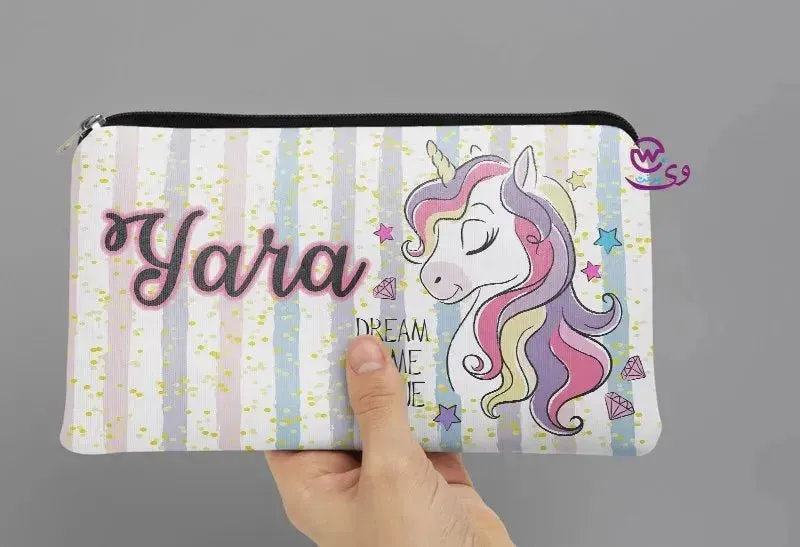 Canvas - Pencil Case - Unicorn Designs