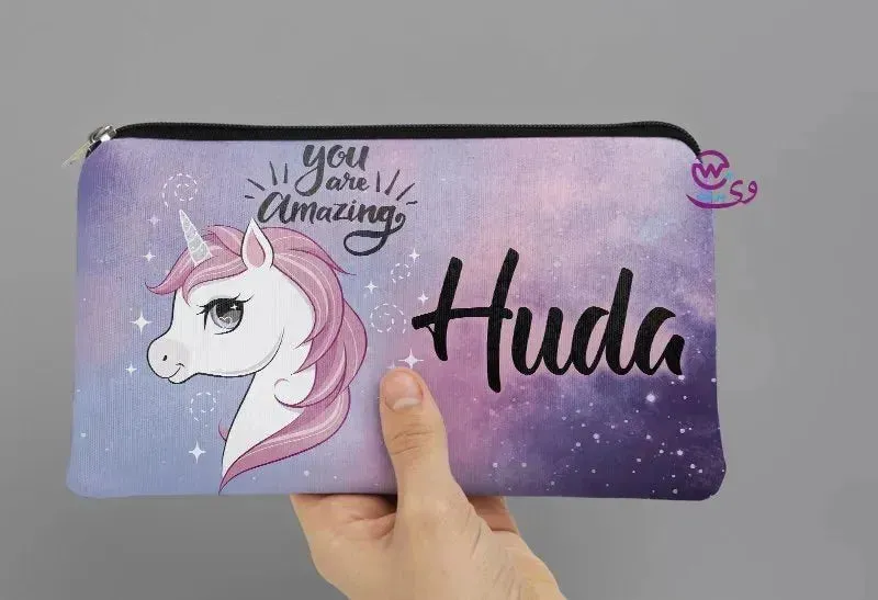 Canvas - Pencil Case - Unicorn Designs