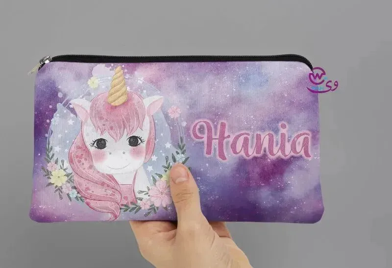 Canvas - Pencil Case - Unicorn Designs