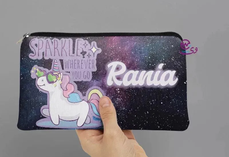 Canvas - Pencil Case - Unicorn Designs