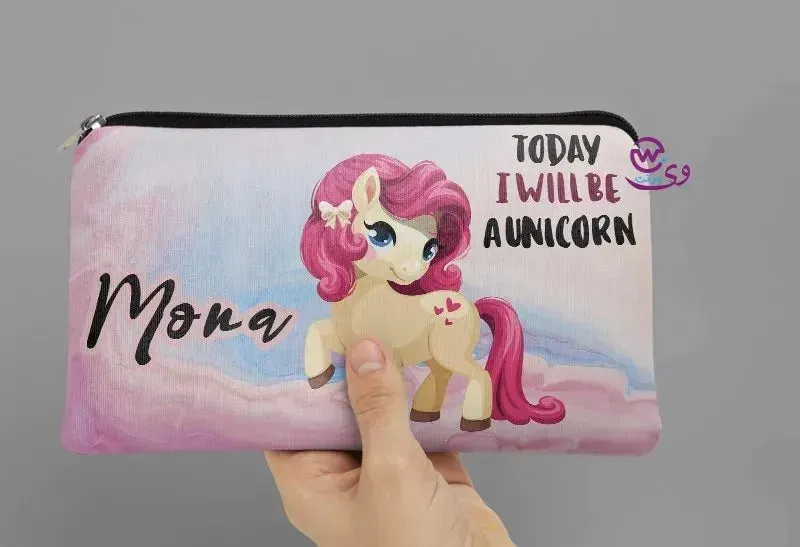 Canvas - Pencil Case - Unicorn Designs