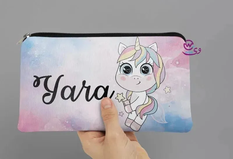 Canvas - Pencil Case - Unicorn Designs