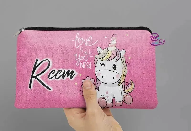 Canvas - Pencil Case - Unicorn Designs