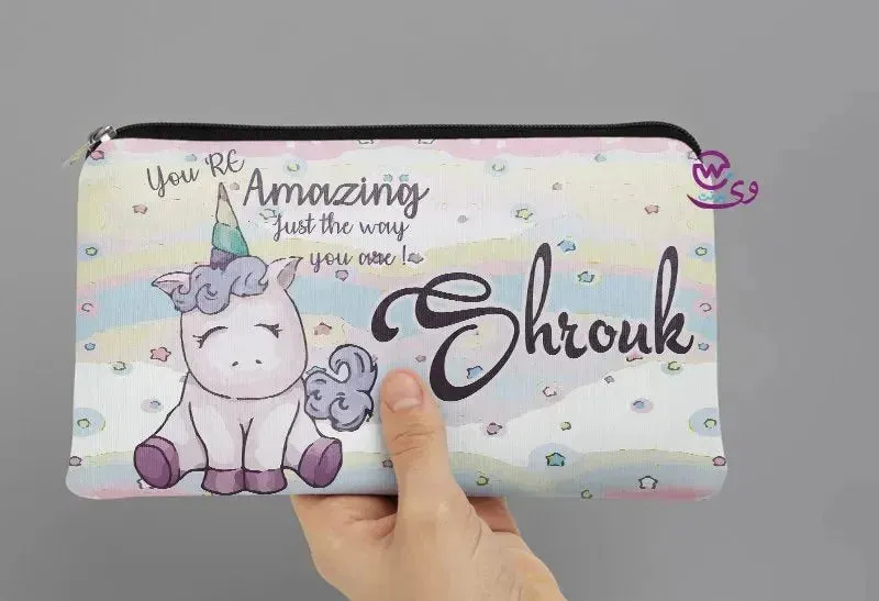 Canvas - Pencil Case - Unicorn Designs