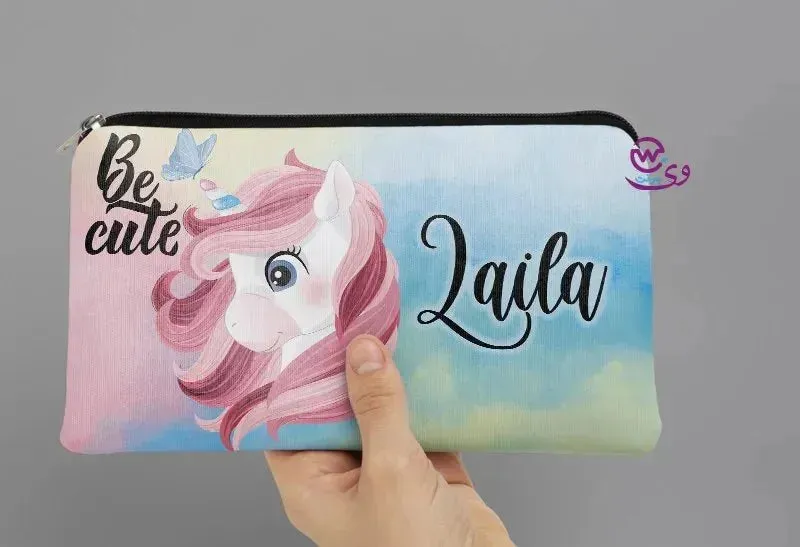 Canvas - Pencil Case - Unicorn Designs