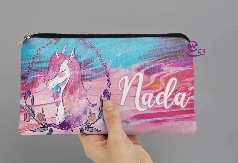 Canvas - Pencil Case - Unicorn Designs