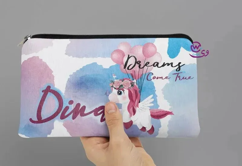 Canvas - Pencil Case - Unicorn Designs