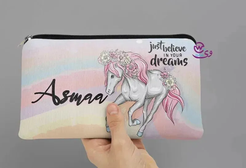 Canvas - Pencil Case - Unicorn Designs