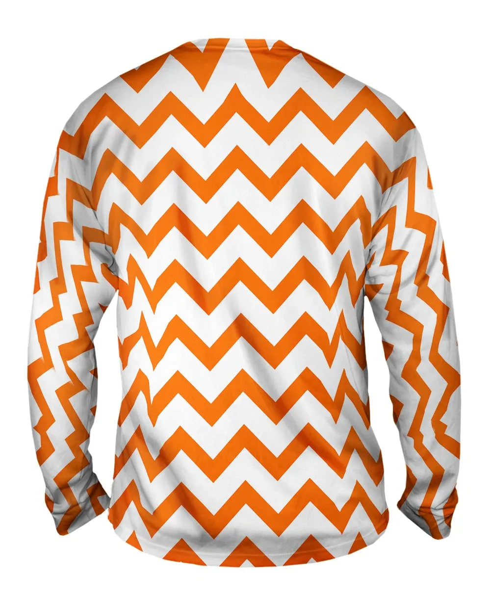 Chevron Orange Medium