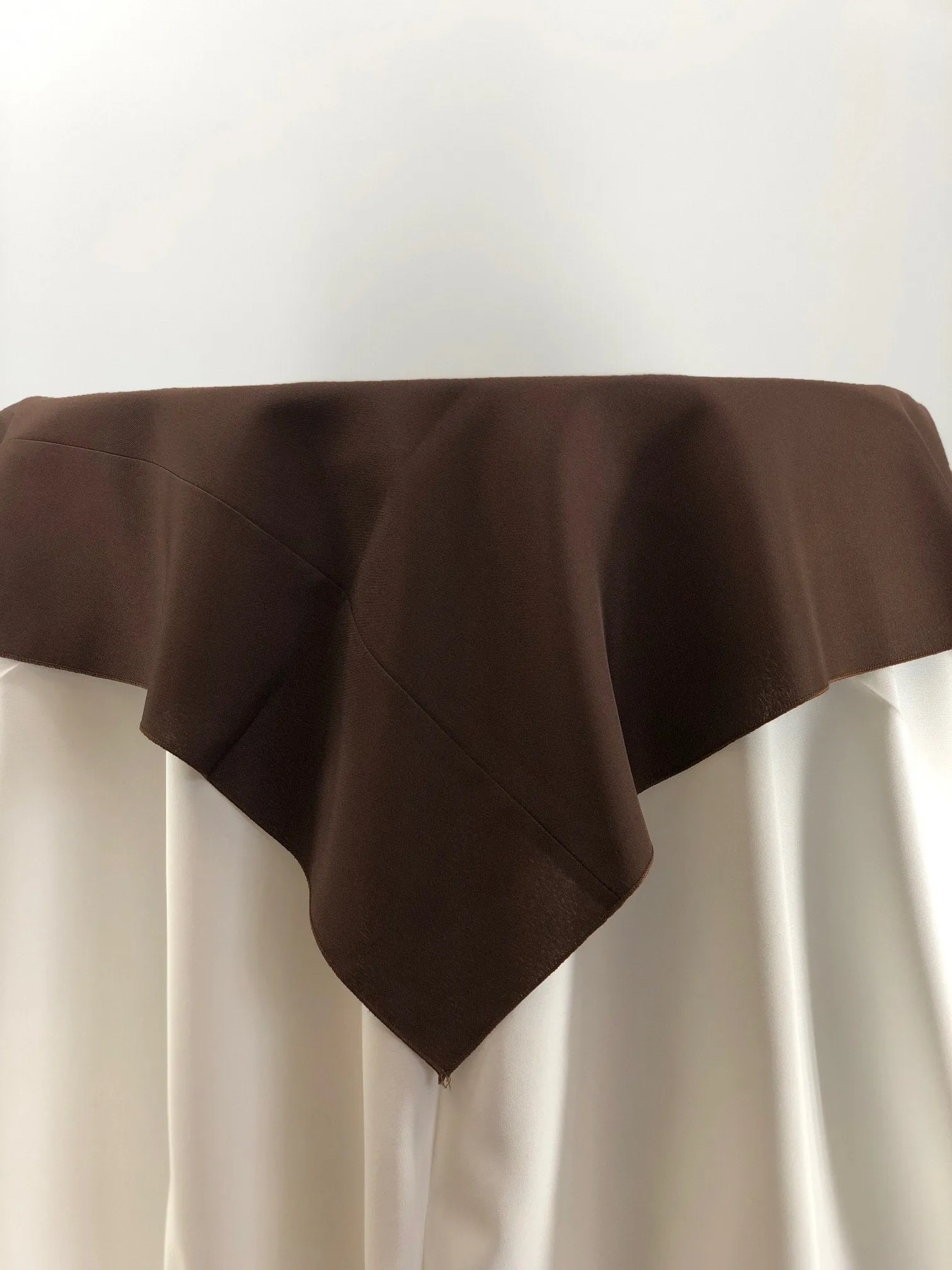 Chocolate Polyester Tablecloth