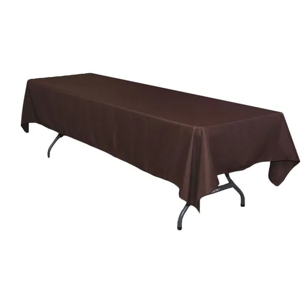 Chocolate Polyester Tablecloth