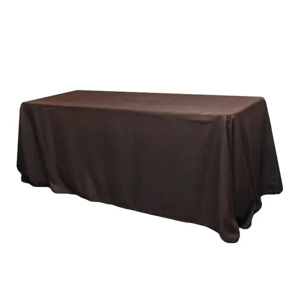 Chocolate Polyester Tablecloth