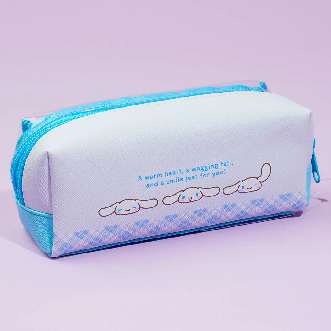 Cinnamoroll Smile For You Twin Zipper Pen Case