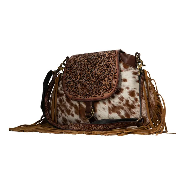 Classic Country Fringed Hand-Tooled Bag