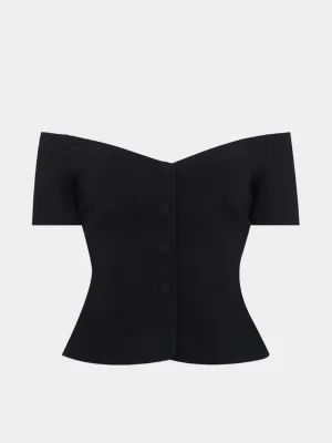 Clementine Top in Black