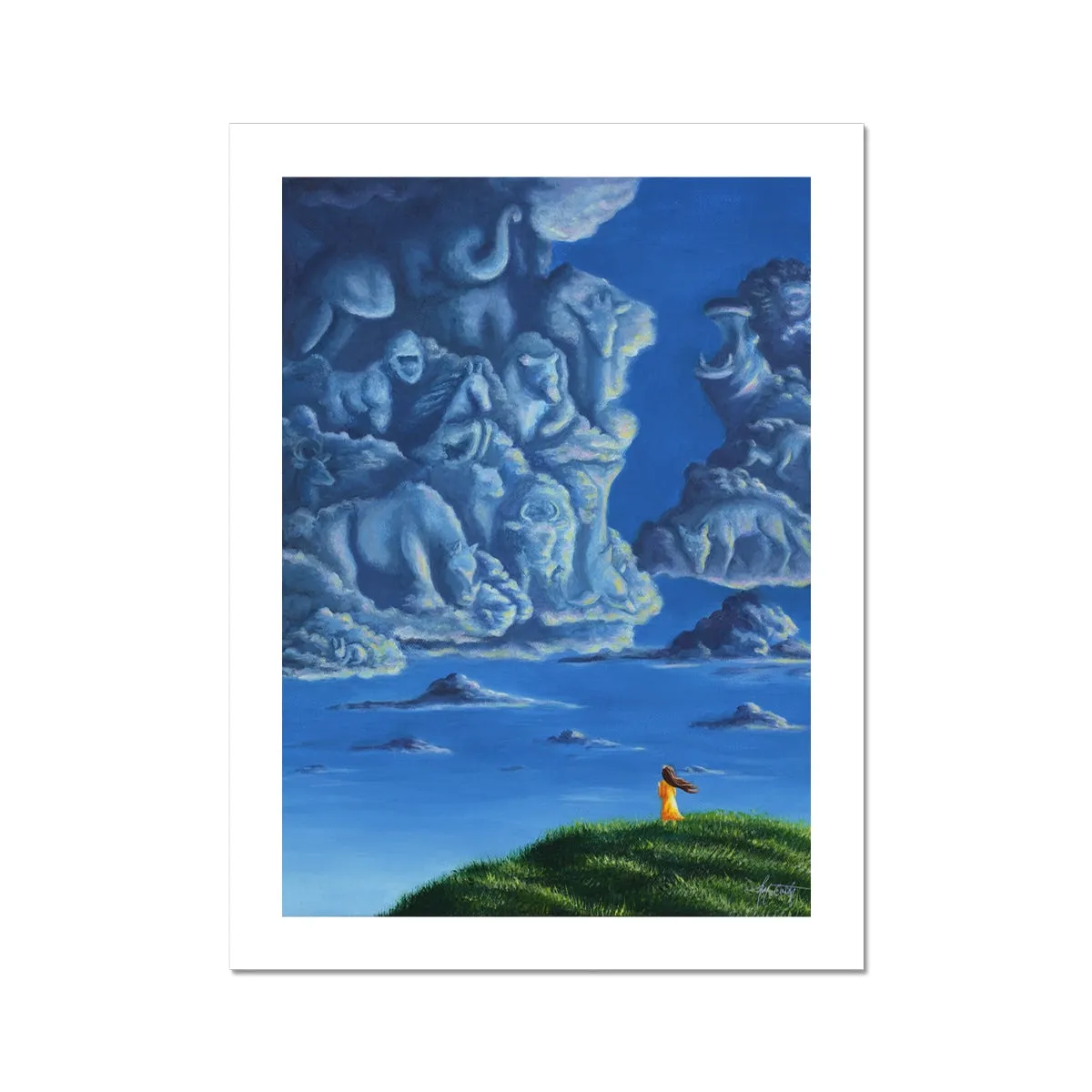 Cloud Gazing Canvas Print