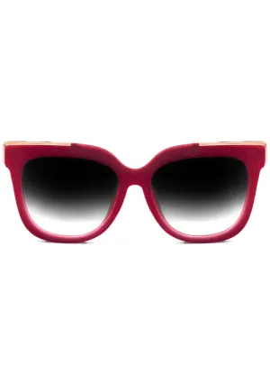 Coco Sunglasses in Red Velvet