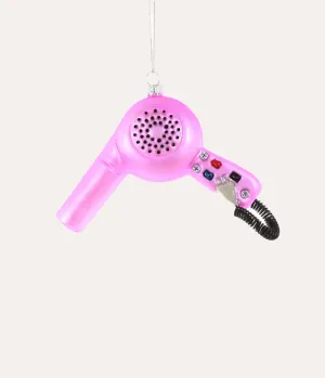 Cody Foster Pink Hair Dryer Ornament