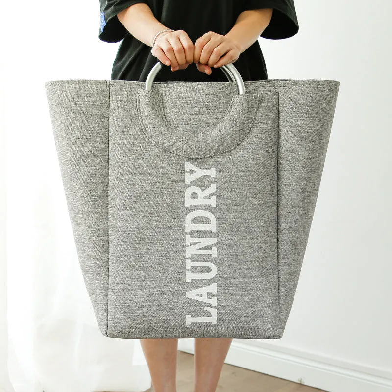 Collapsible Laundry Bag Grey