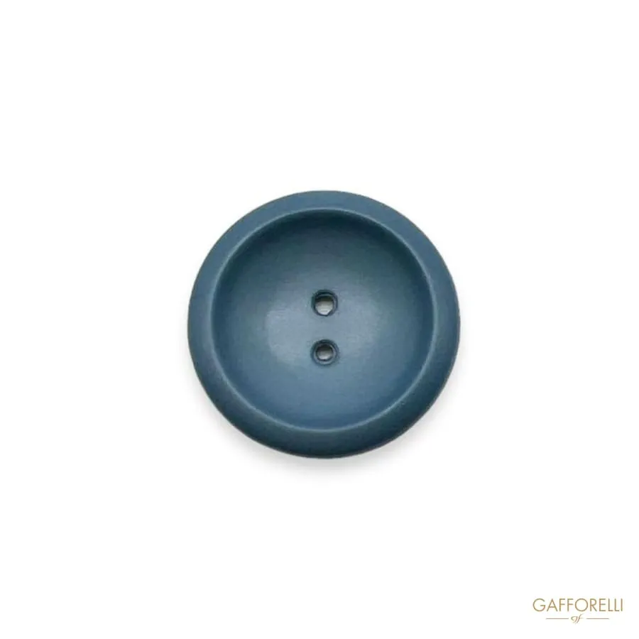 Conca Button with Two Holes- Art. D412 - Gafforelli Srl