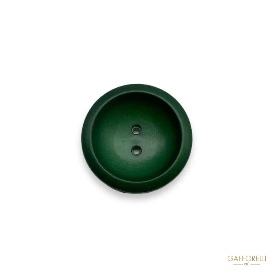 Conca Button with Two Holes- Art. D412 - Gafforelli Srl