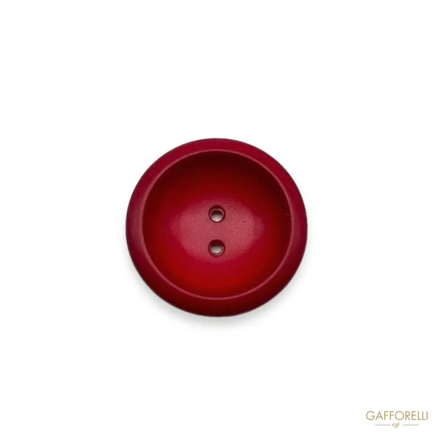 Conca Button with Two Holes- Art. D412 - Gafforelli Srl