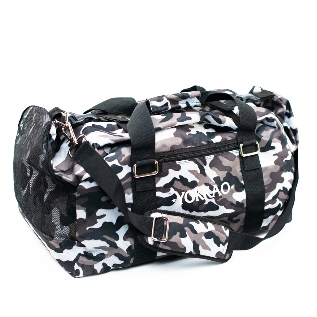 Convertible Camo Gym Bag