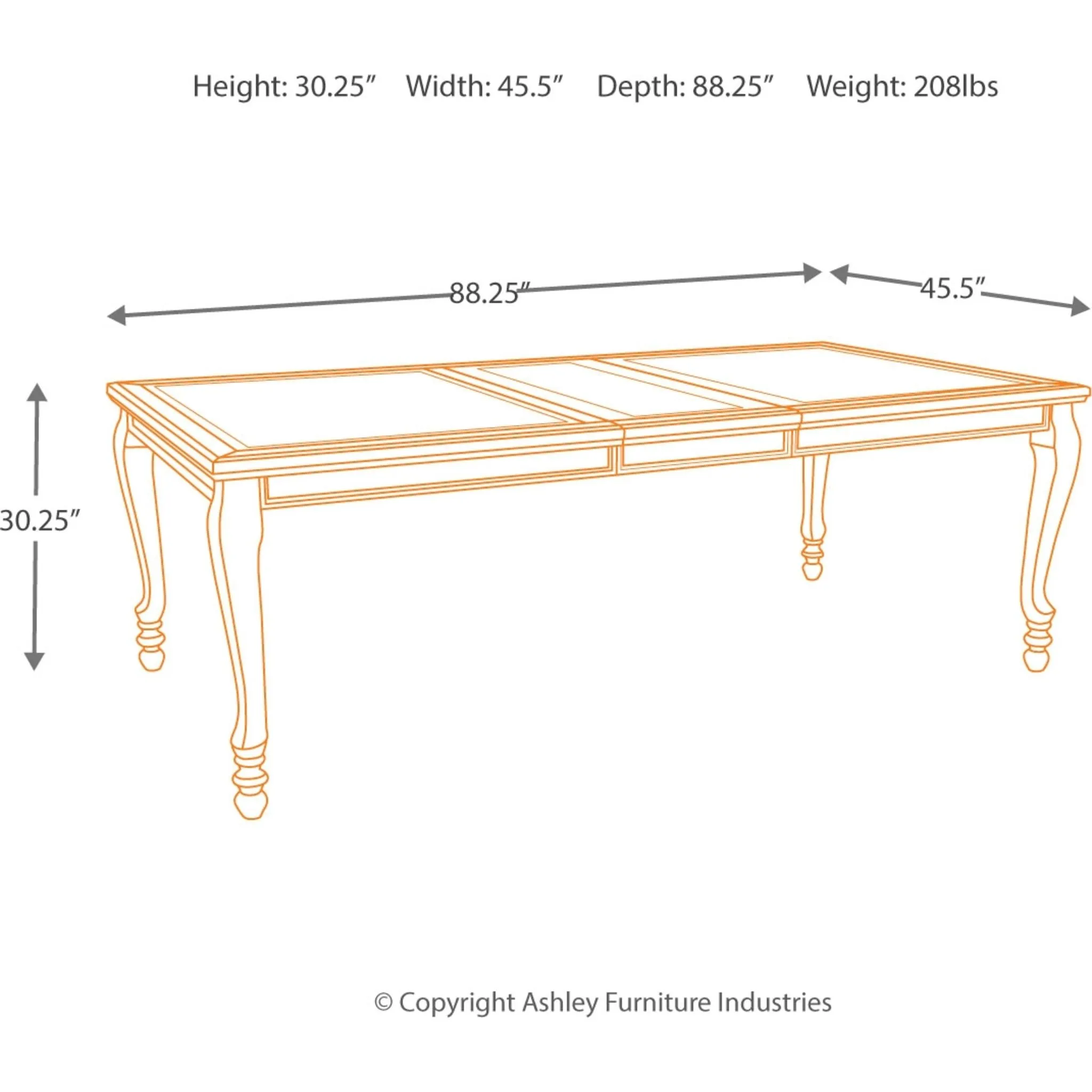 Coralayne Dining Extension Table