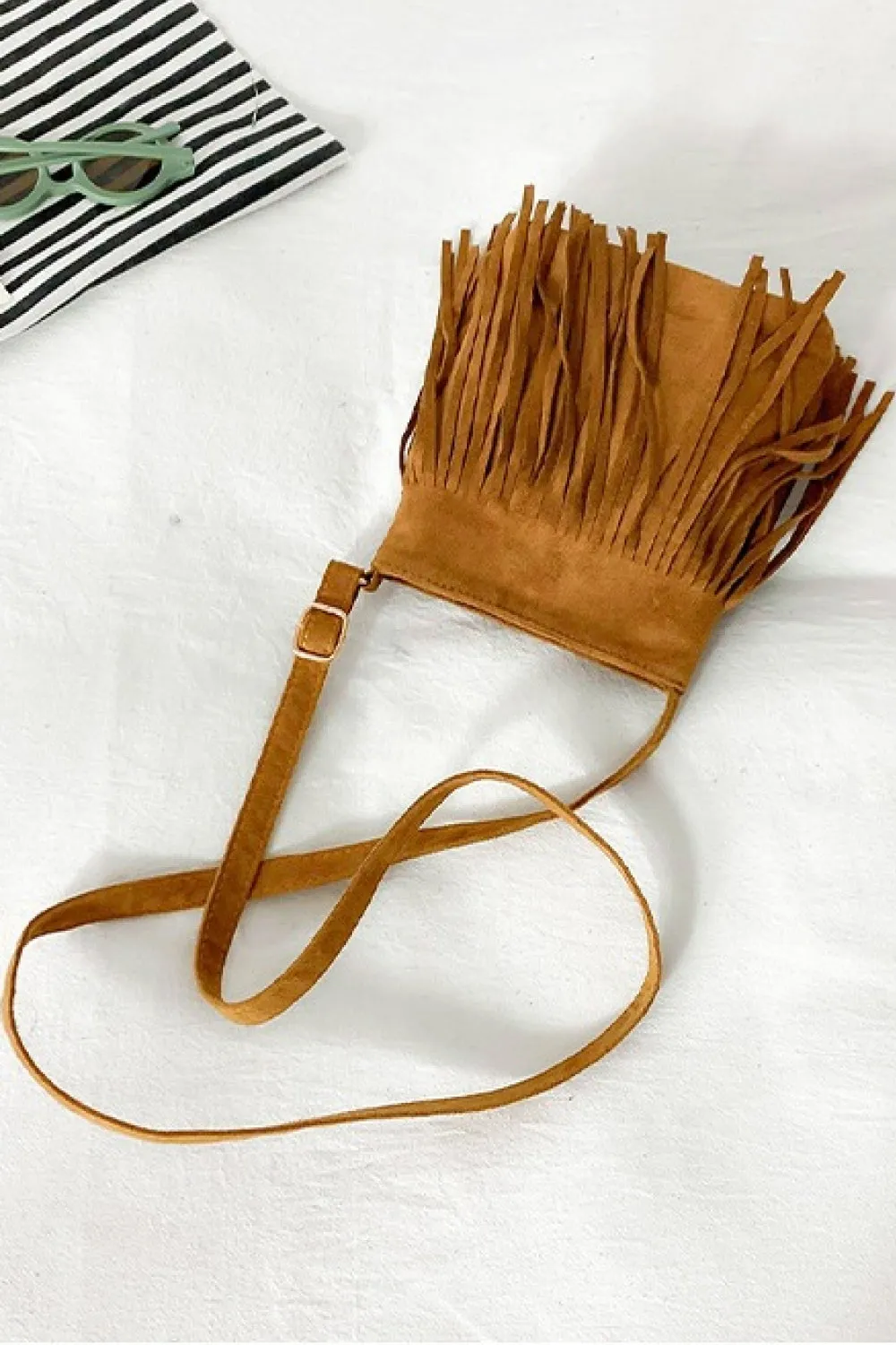 Crossbody Purse with Fringe