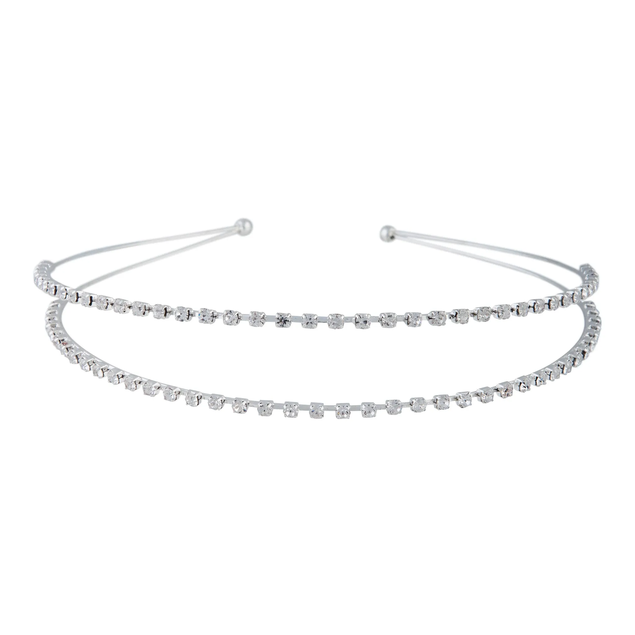 Crystal Double Row Alice Band