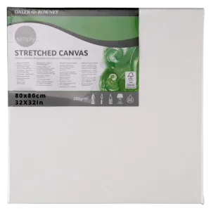 Daler Rowney Simply Stretched Canvas 80*80cm/32*32"