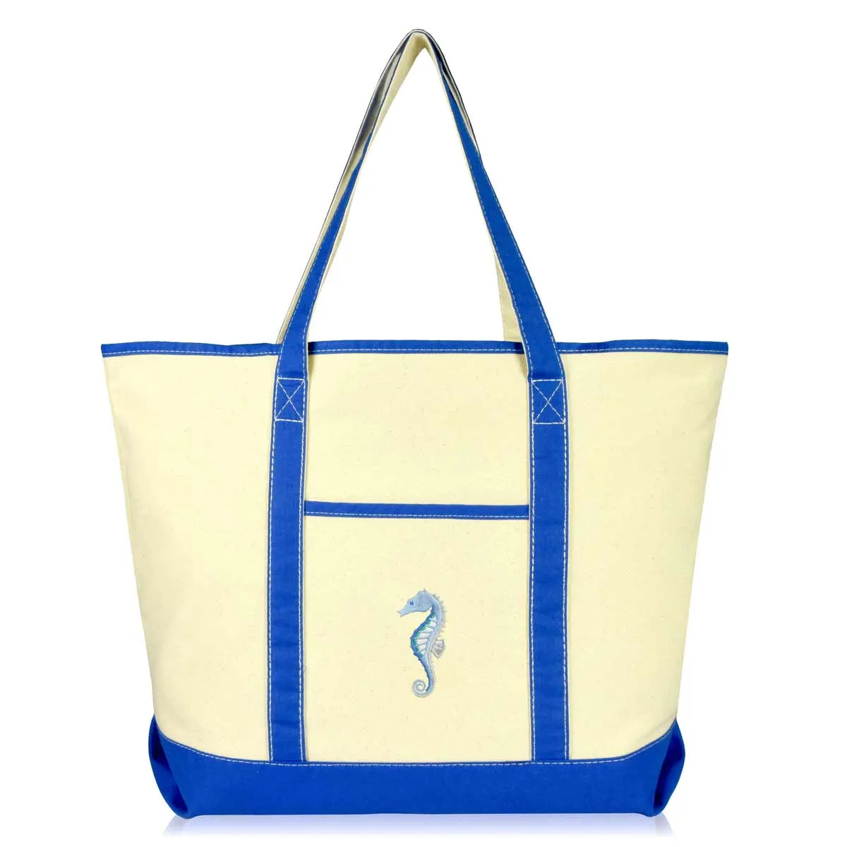 Dalix Seahorse Tote Bag