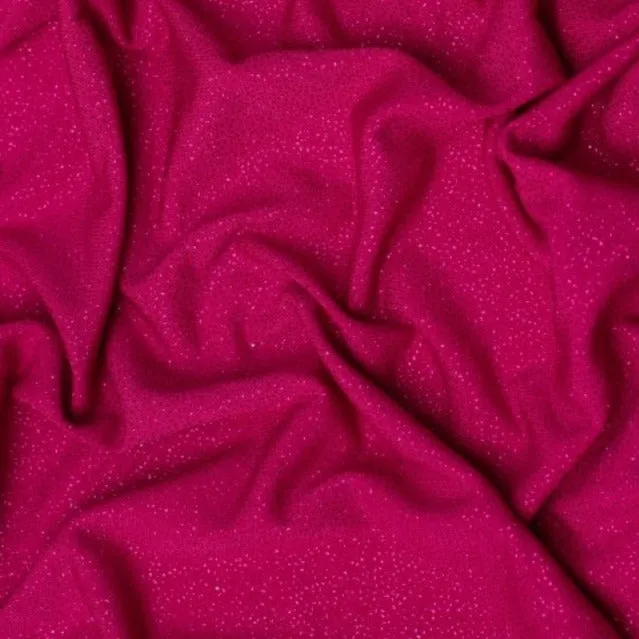 Dazzle polyester jersey - Fuchsia