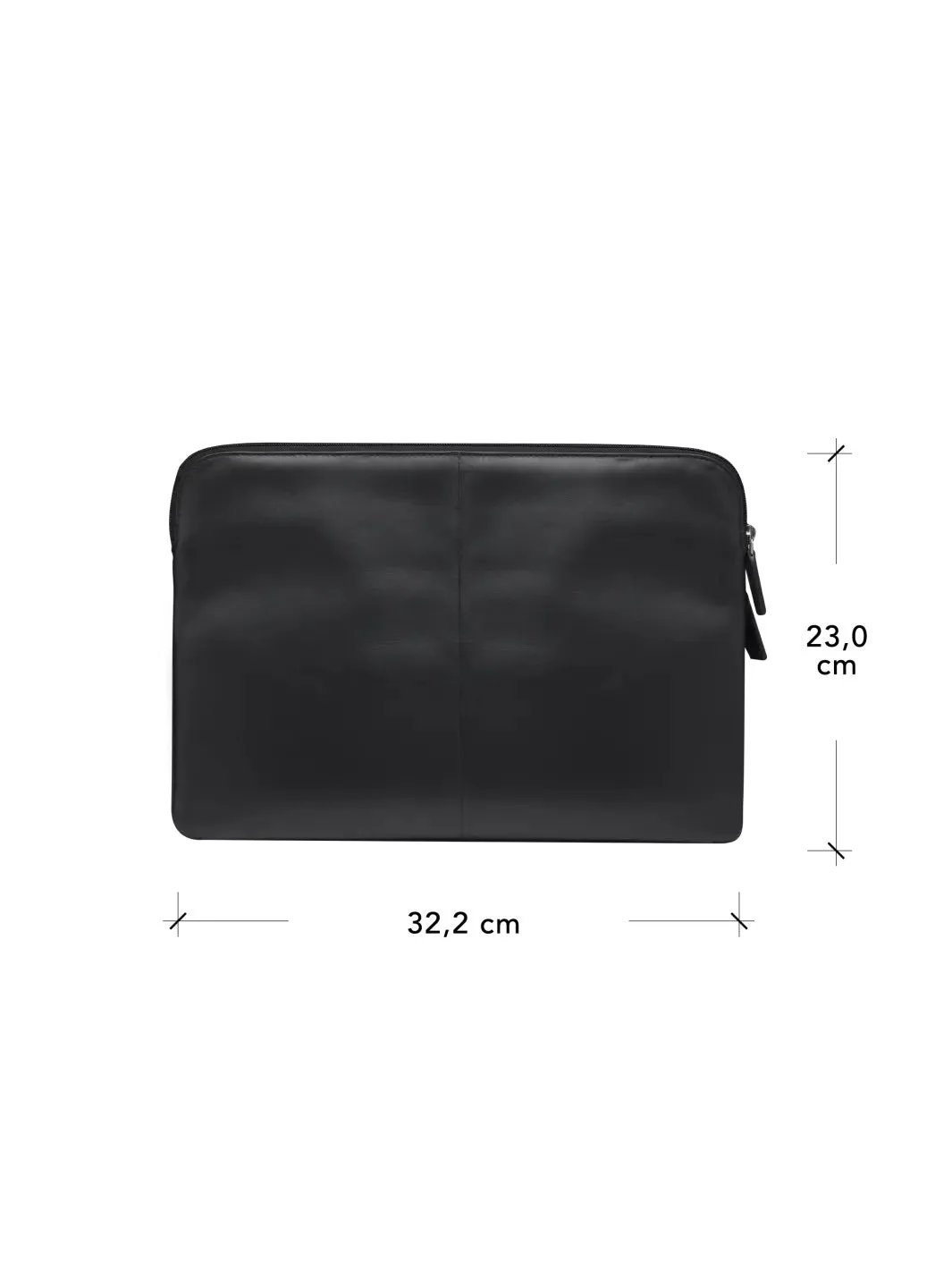 dbramante1928 - Skagen Pro   13" Genuine Leather Laptop Case Notebook Sleeve for MacBook / Laptop / Notebook with Zipper (SK13GTBL1546) - Black