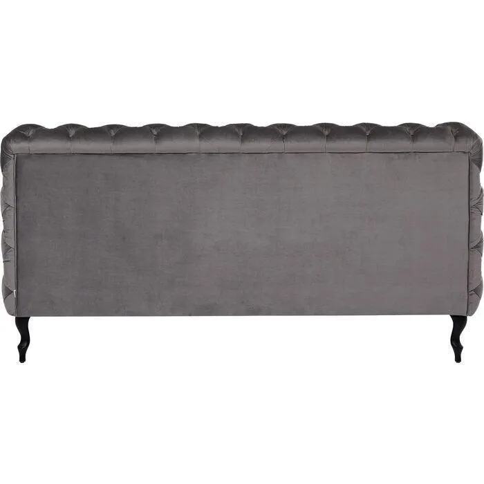 Desire Silver Grey Velvet Bed