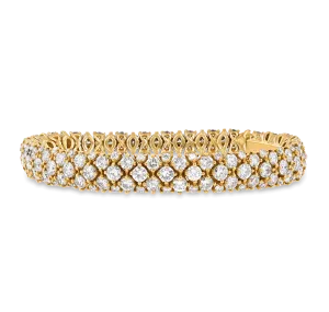 Diamond Bombe Bracelet, 14.25 Carats